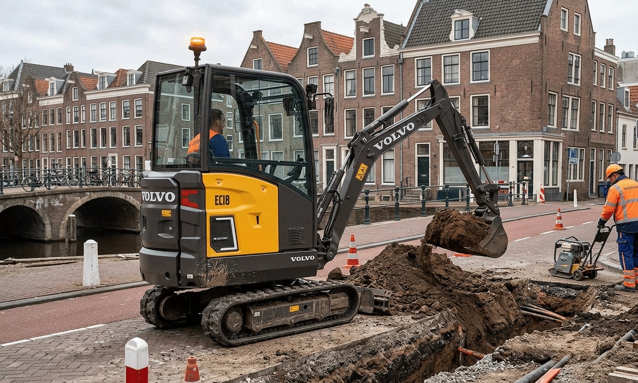 Volvo EC18 Electric graafmachine